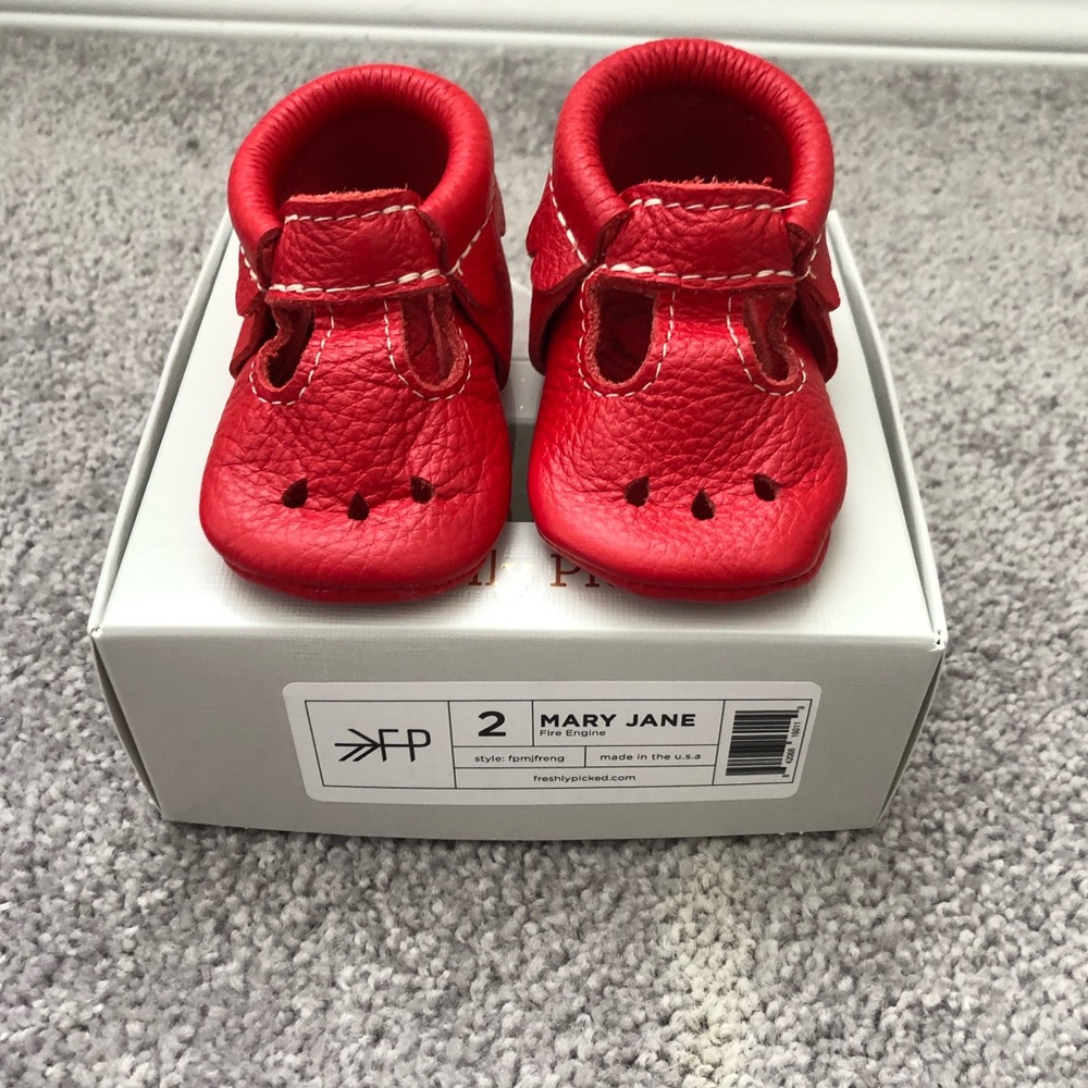 Freshly Picked Red Mary Jane Moccasins